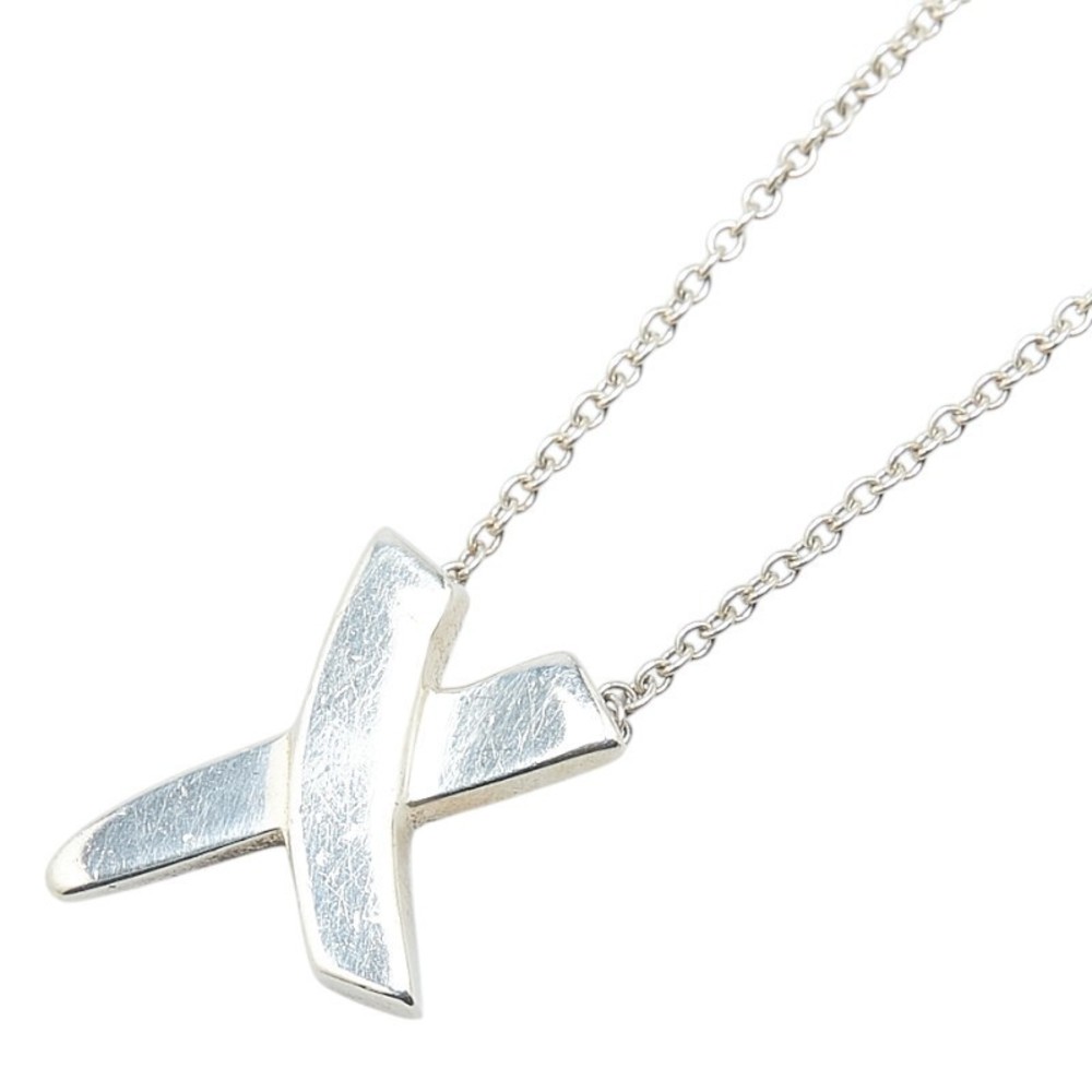 Tiffany Kiss Necklace Silver Tiffany